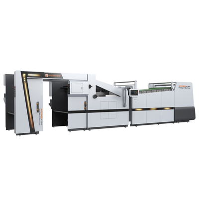 Food Carton Machine Flute Laminator Automatic Corrugated Paper Lamination Printing Stores 100-150pcs/min 7000kgs