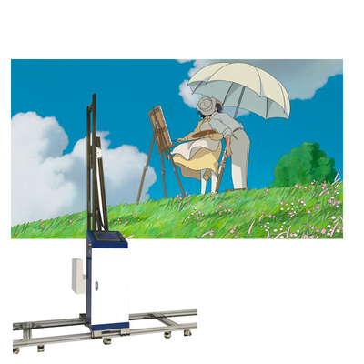 Wall Art Printer Direct To Wall Printer Mural Decor Mounted 3D Wall Pen Printer Vertical Pen Printer Inkjet Wall Printing Machine