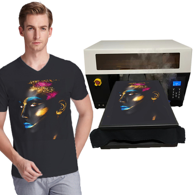 Apparel DIY T-shirt Customization Top Selling Inkjet Direct To Garment A2 Size Dtg Digital T-shirt Printer With PE 4720 Dual Printhead