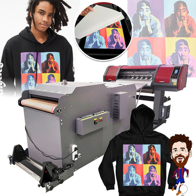 60cm Automatic Vinyls Quality Guarantee PET Film dtf xp600 T-shirt Printer Cloth Making T-shirt dtf printing machine for T-shirt