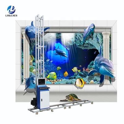 Wall Printer Machine 3D Printer Wall Advertising Tools Glass Painting Printing Equipment Unlimited Indoor Outdoor Automatic Wall Vertical Material