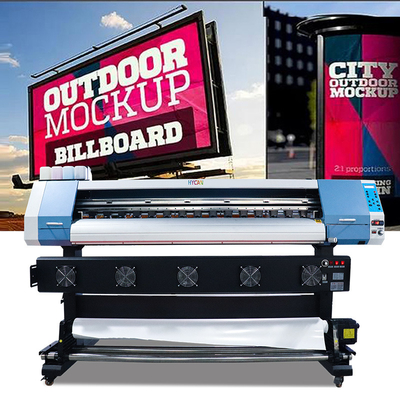Garment shops Guangzhou manufacture 1.6m vinyl pp banner printing inkjet printer I3200A1 digital eco solvent printer