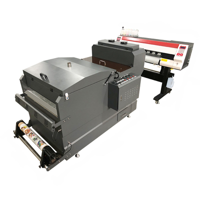 Convenient Digital T Shirt Fabric Printing Machine Heat PET Film Dual 4720 Printheads DTF Printer With Powder Shaking Machine
